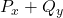 P_x + Q_y