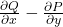 Rendered by QuickLaTeX.com \frac{\partial Q}{\partial x} -\frac{\partial P}{\partial y}