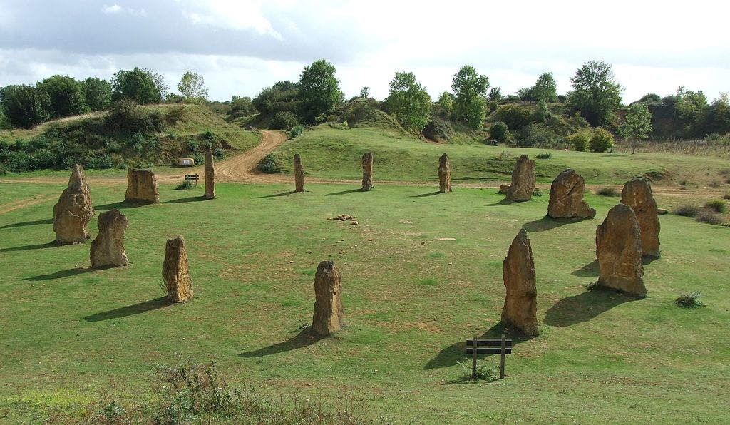 ham hill stone circle in england