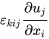 {\varepsilon }_{kij}\frac{\partial u_j}{\partial x_i}