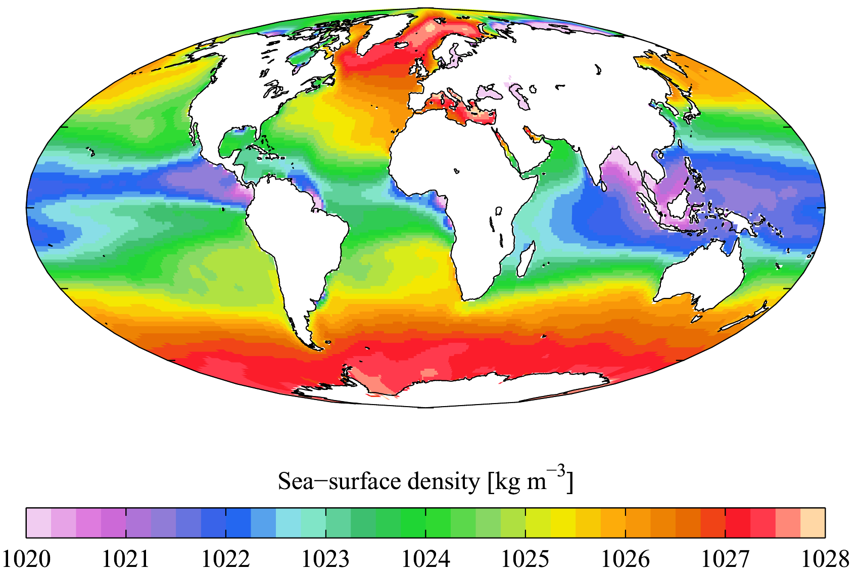 sea water density